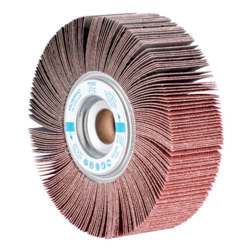 PFERD TOOLS Lamellenschleifrad FR Ø 165x50mm Bohrung Ø 25,4 mm A60 für universelle Anwendung