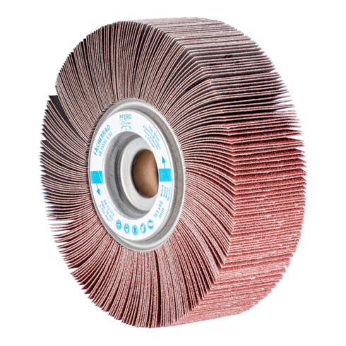 PFERD TOOLS Lamellenschleifrad FR Ø 165x50mm Bohrung Ø 25,4 mm A80 für universelle Anwendung