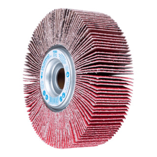 PFERD TOOLS Lamellenschleifrad FR Ø 165x50mm Bohrung Ø 25,4 mm CO-COOL40 für kühlen Schliff auf Edelstahl