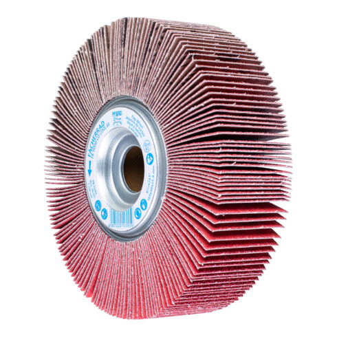 PFERD TOOLS Lamellenschleifrad FR Ø 165x50mm Bohrung Ø 25,4 mm CO-COOL60 für kühlen Schliff auf Edelstahl