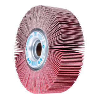 PFERD TOOLS Lamellenschleifrad FR Ø 165x50mm Bohrung Ø 25,4 mm CO-COOL80 für kühlen Schliff auf Edelstahl