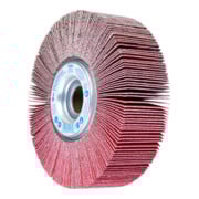 PFERD TOOLS Lamellenschleifrad FR Ø 165x50mm Bohrung Ø 25,4 mm CO-COOL80 für kühlen Schliff auf Edelstahl