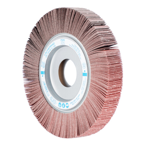 PFERD TOOLS Lamellenschleifrad FR Ø 200x30mm Bohrung Ø 44,0mm A120 für universelle Anwendung