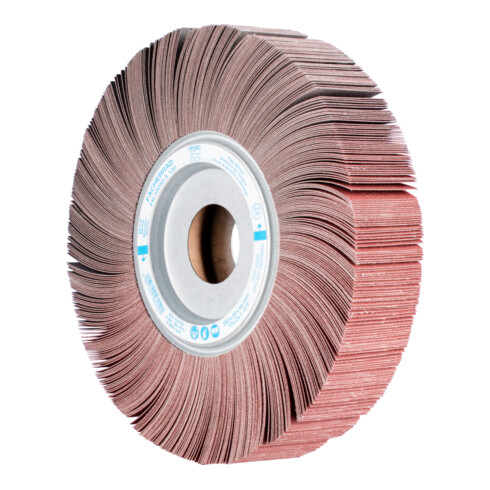 PFERD TOOLS Lamellenschleifrad FR Ø 250x50mm Bohrung Ø 44,0mm A120 für universelle Anwendung