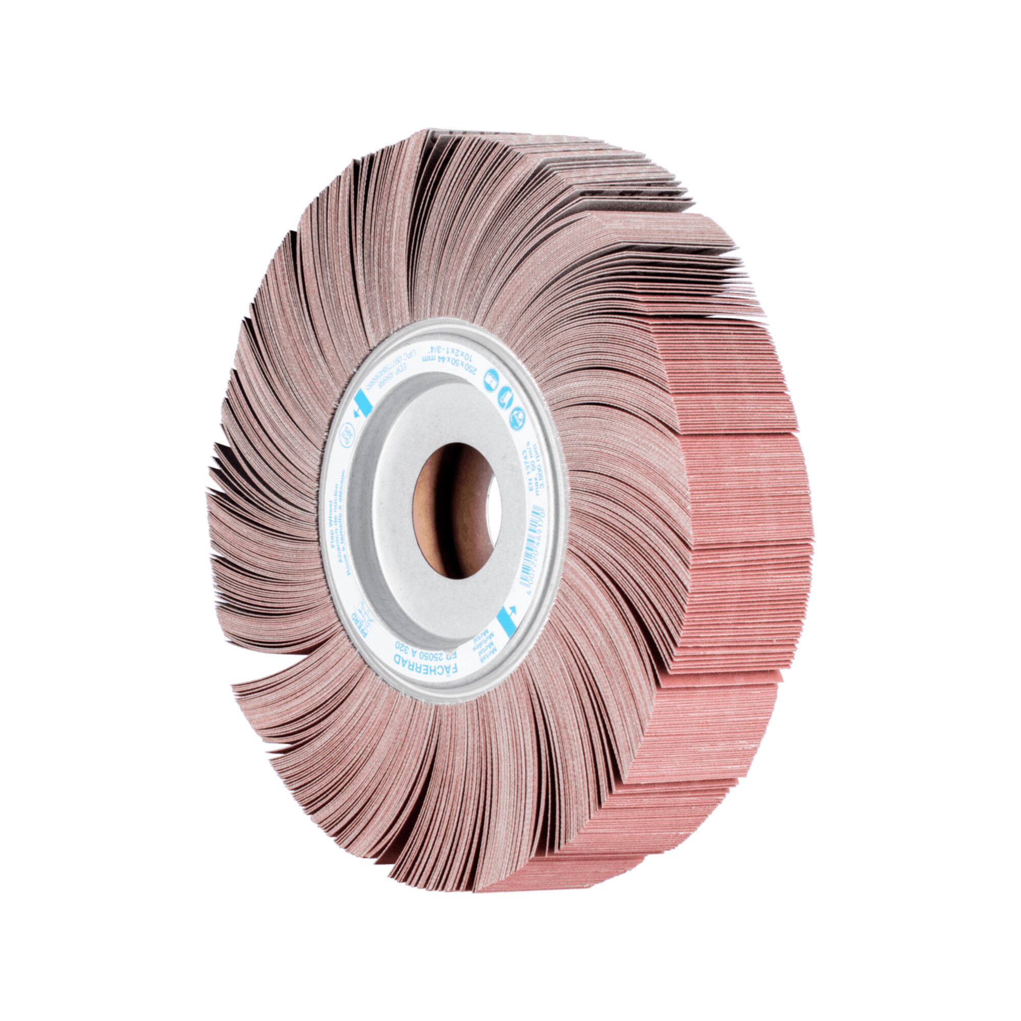 PFERD TOOLS Lamellenschleifrad FR Ø 250x50mm Bohrung Ø 44,0mm A320 für universelle Anwendung