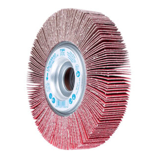 PFERD TOOLS Lamellenschleifrad FR Ø 150x30mm Bohrung Ø 25,4 mm CO-COOL60 für kühlen Schliff auf Edelstahl