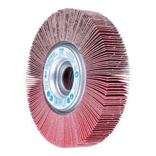 PFERD TOOLS Lamellenschleifrad FR Ø 150x30mm Bohrung Ø 25,4 mm CO-COOL80 für kühlen Schliff auf Edelstahl