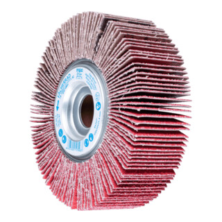 PFERD TOOLS Lamellenschleifrad FR Ø 150x50mm Bohrung Ø 25,4 mm CO-COOL40 für kühlen Schliff auf Edelstahl