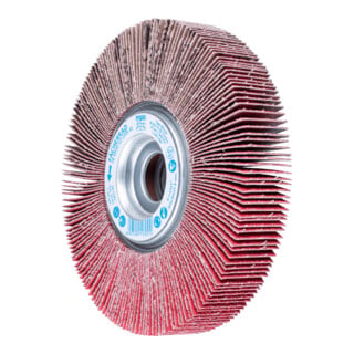 PFERD TOOLS Lamellenschleifrad FR Ø 165x30mm Bohrung Ø 25,4 mm CO-COOL60 für kühlen Schliff auf Edelstahl
