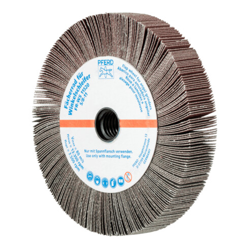 PFERD TOOLS Lamellenschleifrad für Winkelschleifer FR WS Ø 115x20mm 5/8-11 A180 universelle Anwendung