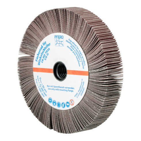 PFERD TOOLS Lamellenschleifrad für Winkelschleifer FR WS Ø 115x20mm 5/8-11 A320 universelle Anwendung