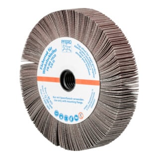 PFERD TOOLS Lamellenschleifrad für Winkelschleifer FR WS Ø 115x20mm 5/8-11 A320 universelle Anwendung
