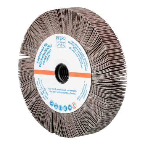 PFERD TOOLS Lamellenschleifrad für Winkelschleifer FR WS Ø 115x20mm 5/8-11 A320 universelle Anwendung