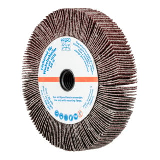 PFERD TOOLS Lamellenschleifrad für Winkelschleifer FR WS Ø 115x20mm 5/8-11 A40 universelle Anwendung