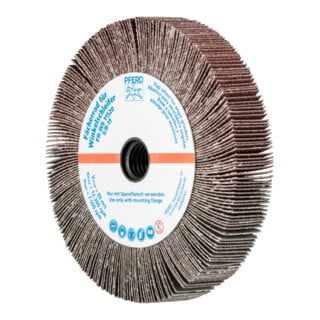 PFERD TOOLS Lamellenschleifrad für Winkelschleifer FR WS Ø 115x20mm 5/8-11 A80 universelle Anwendung