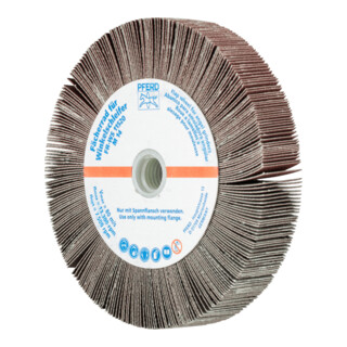 PFERD TOOLS Lamellenschleifrad für Winkelschleifer FR WS Ø 115x20mm M14 A240 universelle Anwendung