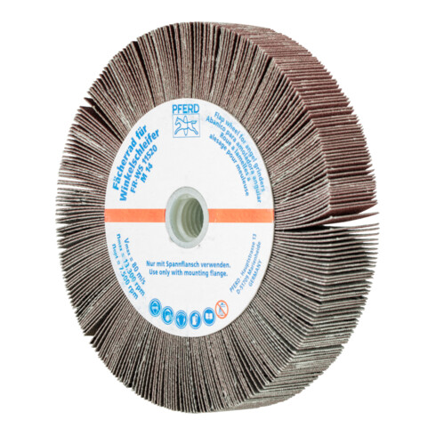 PFERD TOOLS Lamellenschleifrad für Winkelschleifer FR WS Ø 115x20mm M14 A240 universelle Anwendung