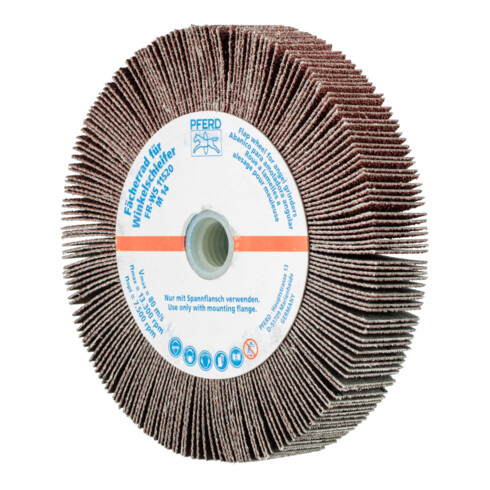 PFERD TOOLS Lamellenschleifrad für Winkelschleifer FR WS Ø 115x20mm M14 A60 universelle Anwendung