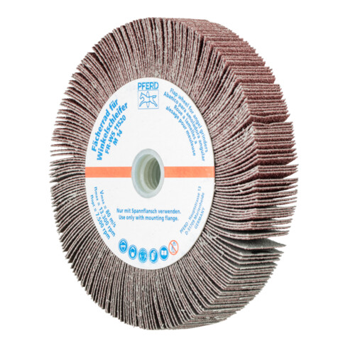 PFERD TOOLS Lamellenschleifrad für Winkelschleifer FR WS Ø 115x20mm M14 A80 universelle Anwendung