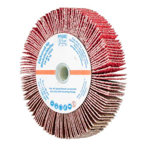 PFERD TOOLS Lamellenschleifrad für Winkelschleifer FR WS Ø 115x20mm M14 CO-COOL40 für Edelstahl