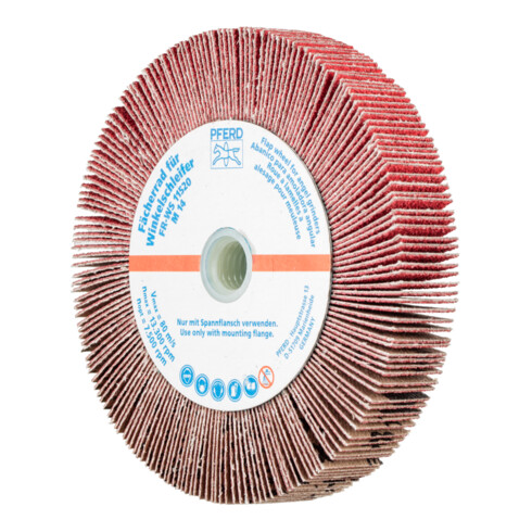 PFERD TOOLS Lamellenschleifrad für Winkelschleifer FR WS Ø 115x20mm M14 CO-COOL80 für Edelstahl
