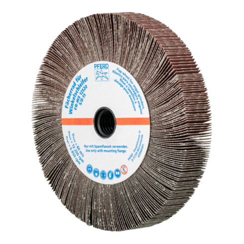 PFERD TOOLS Lamellenschleifrad für Winkelschleifer FR WS Ø 125x20mm 5/8-11 A120 universelle Anwendung