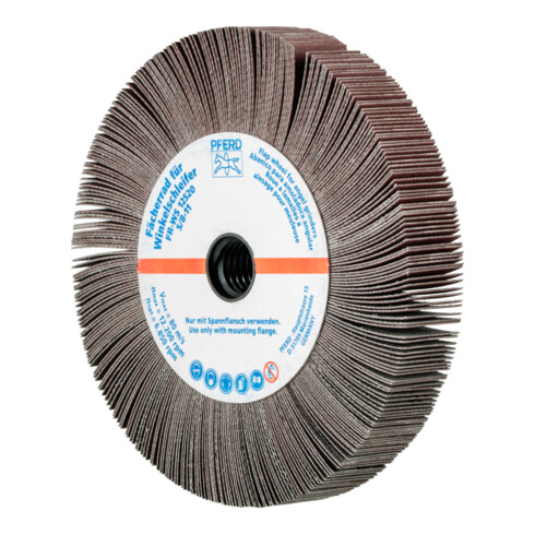 PFERD TOOLS Lamellenschleifrad für Winkelschleifer FR WS Ø 125x20mm 5/8-11 A320 universelle Anwendung