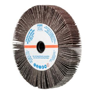PFERD TOOLS Lamellenschleifrad für Winkelschleifer FR WS Ø 125x20mm 5/8-11 A60 universelle Anwendung