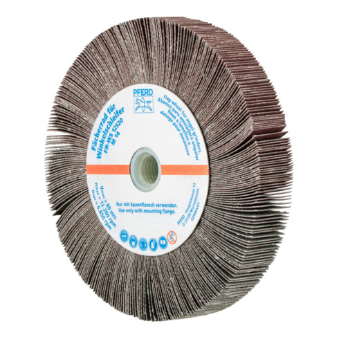 PFERD TOOLS Lamellenschleifrad für Winkelschleifer FR WS Ø 125x20mm M14 A180 universelle Anwendung