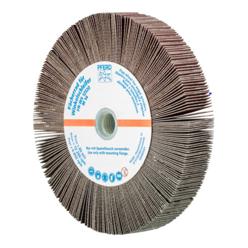 PFERD TOOLS Lamellenschleifrad für Winkelschleifer FR WS Ø 125x20mm M14 A240 universelle Anwendung