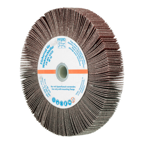 PFERD TOOLS Lamellenschleifrad für Winkelschleifer FR WS Ø 125x20mm M14 A80 universelle Anwendung