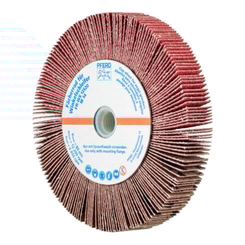 PFERD TOOLS Lamellenschleifrad für Winkelschleifer FR WS Ø 125x20mm M14 CO-COOL80 für Edelstahl