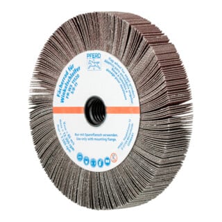PFERD TOOLS Lamellenschleifrad für Winkelschleifer FR WS Ø 115x20mm 5/8-11 A180 universelle Anwendung