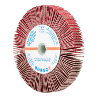 PFERD TOOLS Lamellenschleifrad für Winkelschleifer FR WS Ø 125x20mm M14 CO-COOL60 für Edelstahl