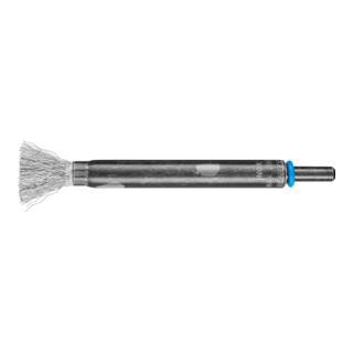 PFERD TOOLS lange Pinselbürste ungezopft PBUL Ø10mm Schaft-Ø6 mm Edelstahl-Draht-Ø0,20