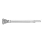 PFERD TOOLS lange Pinselbürste ungezopft PBUL Ø10mm Schaft-Ø6 mm Stahl-Draht-Ø0,20