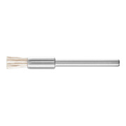 PFERD TOOLS Miniatur-Pinselbürste PBU Ø 5 mm Schaft-Ø 3 mm Aluminium-Oxid-Filament-Ø 0,50mm Korn 320