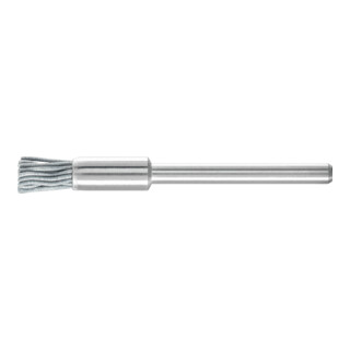 PFERD TOOLS Miniatur-Pinselbürste PBU Ø 5 mm Schaft-Ø 3 mm SiC-Filament-Ø 0,55 mm Korn 320