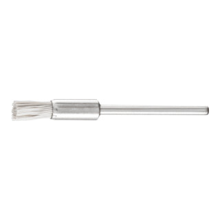 PFERD TOOLS Miniatur-Pinselbürste PBU Ø5 mm Schaft-Ø2,34 mm Aluminium-Oxid-Filament-Ø0,30 Korn 600