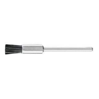 PFERD TOOLS Miniatur-Pinselbürste PBU Ø5 mm Schaft-Ø2,34 mm schwarze Schweineborste