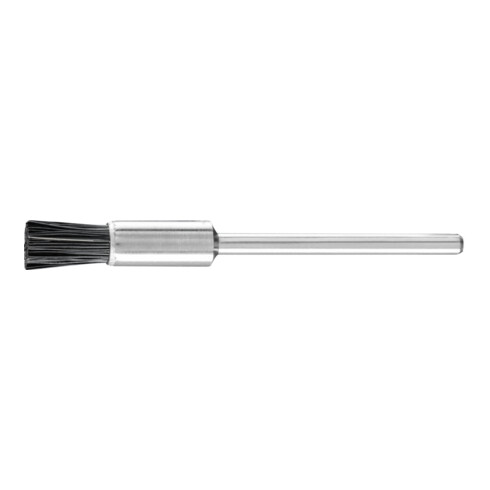 PFERD TOOLS Miniatur-Pinselbürste PBU Ø5 mm Schaft-Ø2,34 mm schwarze Schweineborste