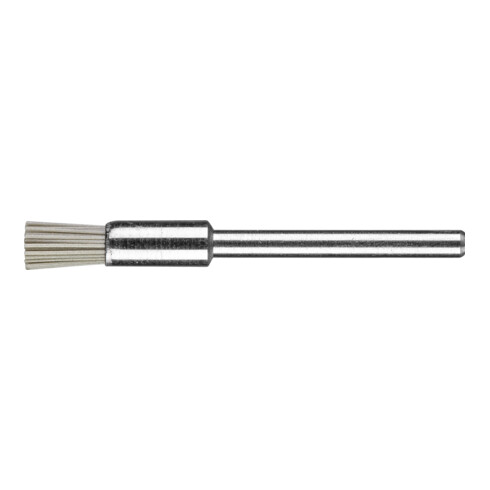 PFERD TOOLS Miniatur-Pinselbürste PBU Ø5 mm Schaft-Ø3 mm DIAMANT-Filament-Ø0,40 Korn 400