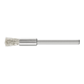 PFERD TOOLS Miniatur-Pinselbürste PBU Ø5 mm Schaft-Ø3 mm Edelstahl-Draht-Ø0,10