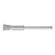 PFERD TOOLS Miniatur-Pinselbürste PBU Ø5 mm Schaft-Ø3 mm SiC-Filament-Ø0,25 Korn 800
