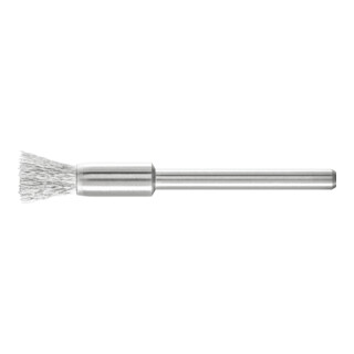 PFERD TOOLS Miniatur-Pinselbürste PBU Ø5 mm Schaft-Ø3 mm Stahl-Draht-Ø0,10