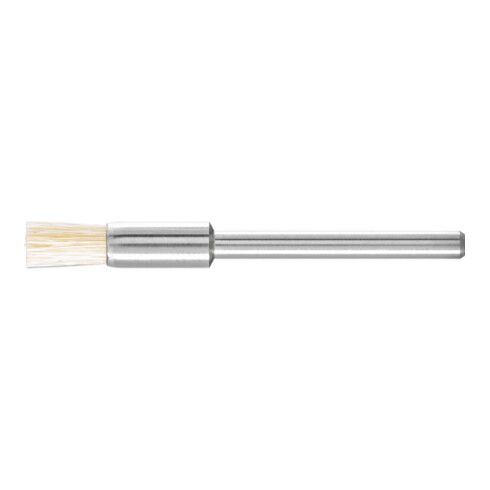 PFERD TOOLS Miniatur-Pinselbürste PBU Ø5 mm Schaft-Ø3 mm weiße Schweineborste