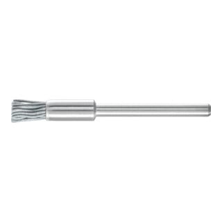 PFERD TOOLS Miniatur-Pinselbürste PBU Ø 5 mm Schaft-Ø 3 mm SiC-Filament-Ø 0,55 mm Korn 320