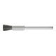 PFERD TOOLS Miniatur-Pinselbürste PBU Ø5 mm Schaft-Ø3 mm schwarze Schweineborste