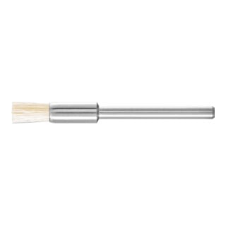 PFERD TOOLS Miniatur-Pinselbürste PBU Ø5 mm Schaft-Ø3 mm weiße Schweineborste