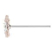 PFERD TOOLS Miniatur- Rundbürste RBU Ø 22x2 mm Schaft-Ø 2,34 mm Aluminium-Oxid-Filament-Ø 0,50mm Korn 320